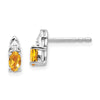 Gemstone and Diamond Earrings