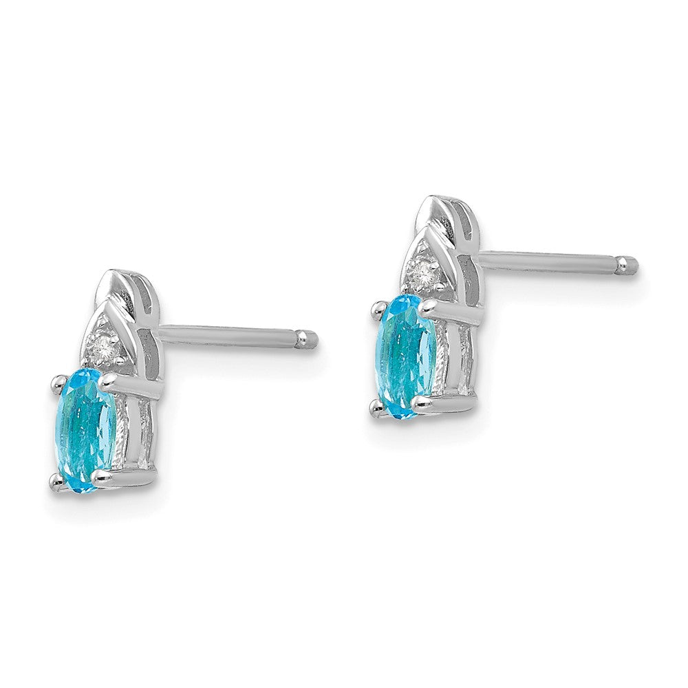 Gemstone and Diamond Earrings