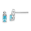 Gemstone and Diamond Earrings