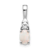 Oval Gemstone & Diamond Pendants