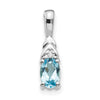 Oval Gemstone & Diamond Pendants