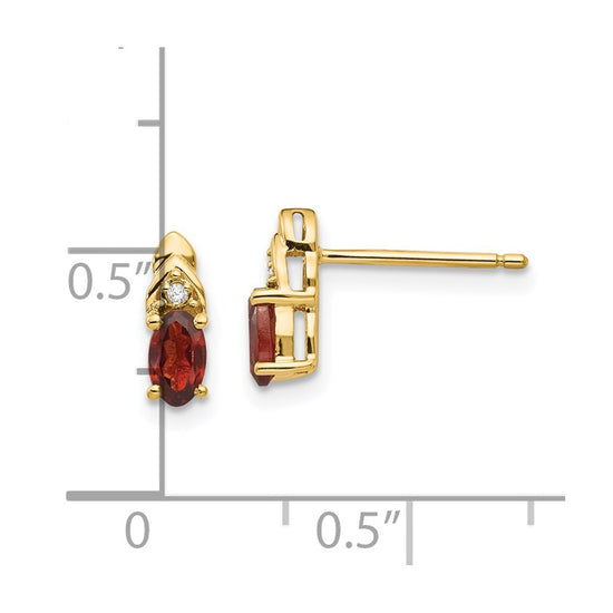 Gemstone and Diamond Earrings