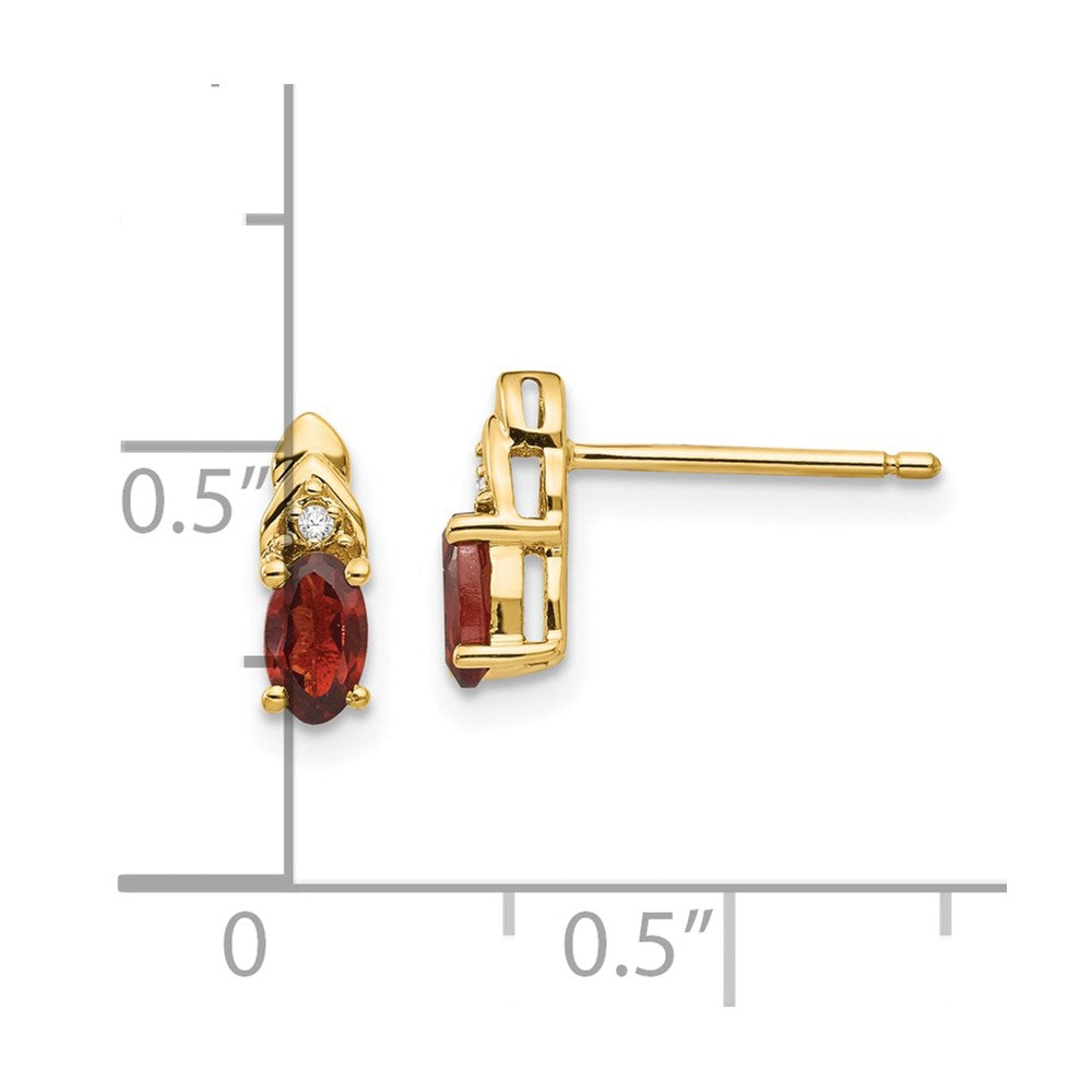 Gemstone and Diamond Earrings