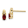 Gemstone and Diamond Earrings