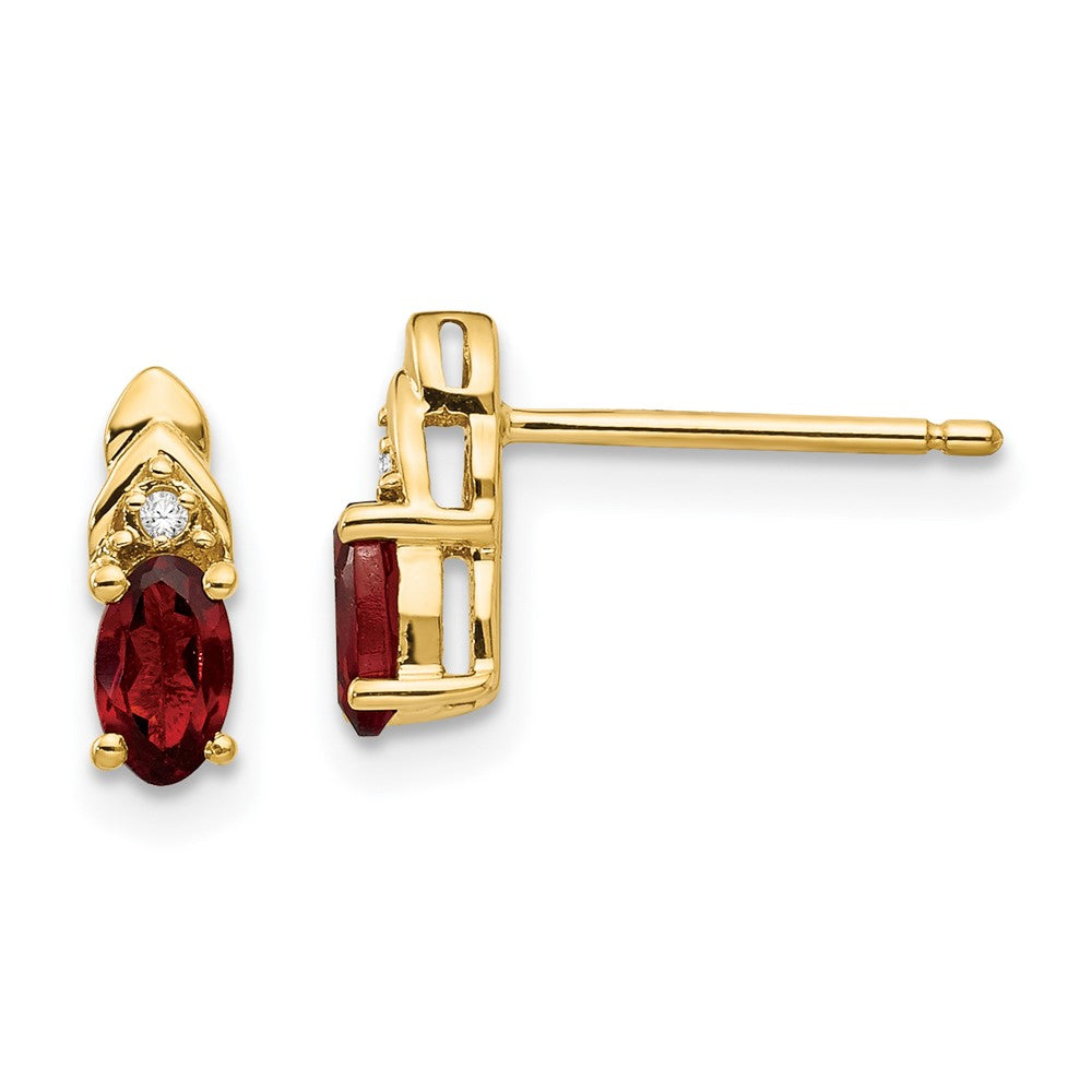 Gemstone and Diamond Earrings