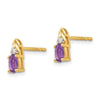 Gemstone and Diamond Earrings