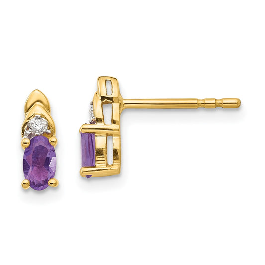 Gemstone and Diamond Earrings