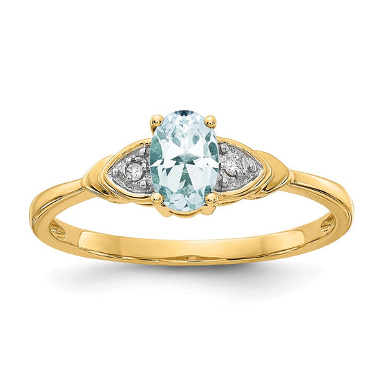 Gemstone and Diamond Ring