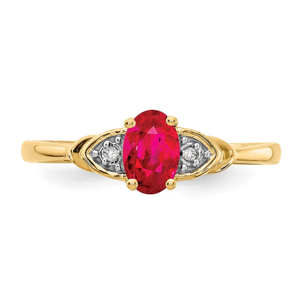 Gemstone and Diamond Ring