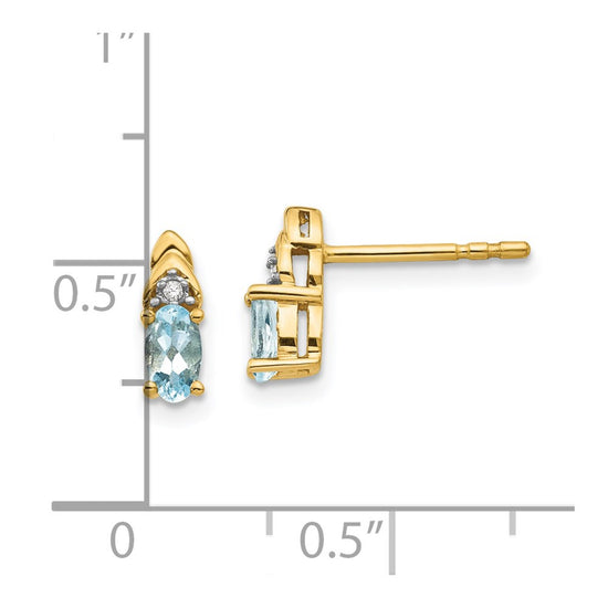 Gemstone and Diamond Earrings