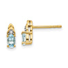 Gemstone and Diamond Earrings
