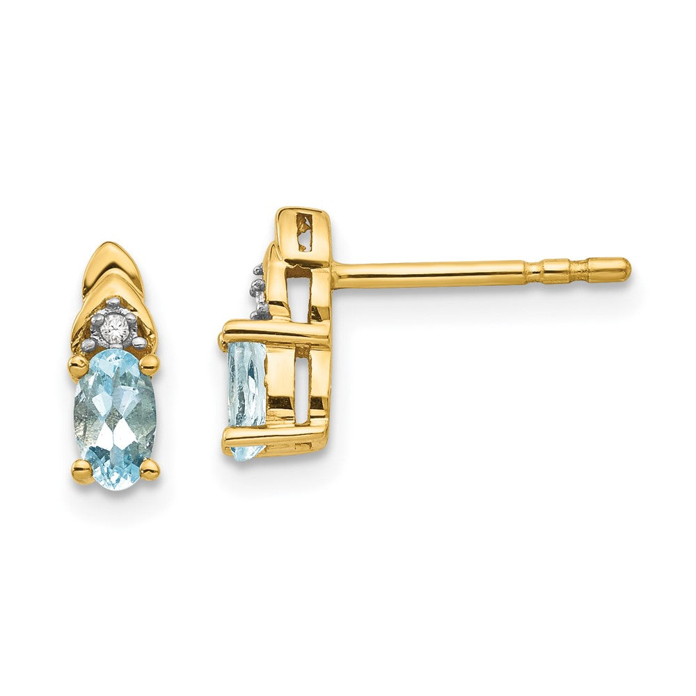 Gemstone and Diamond Earrings