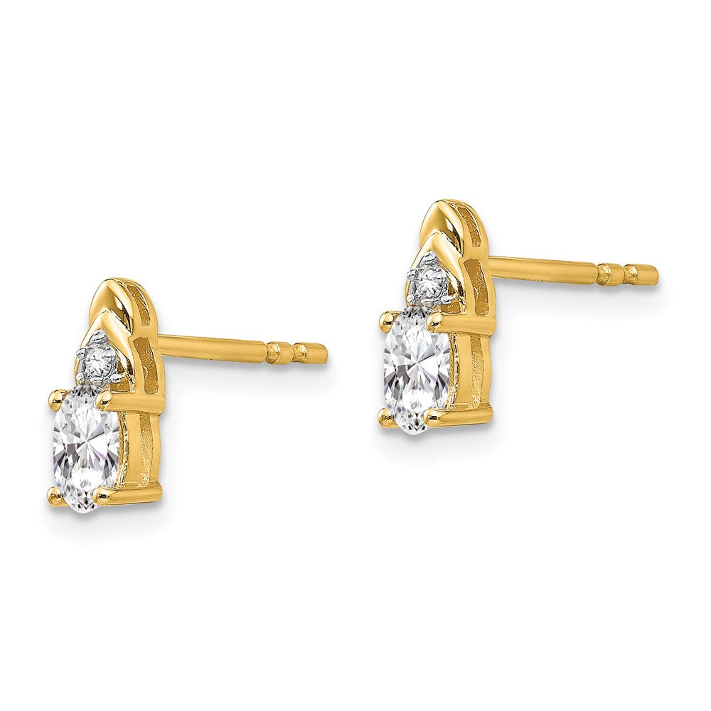 Gemstone and Diamond Earrings