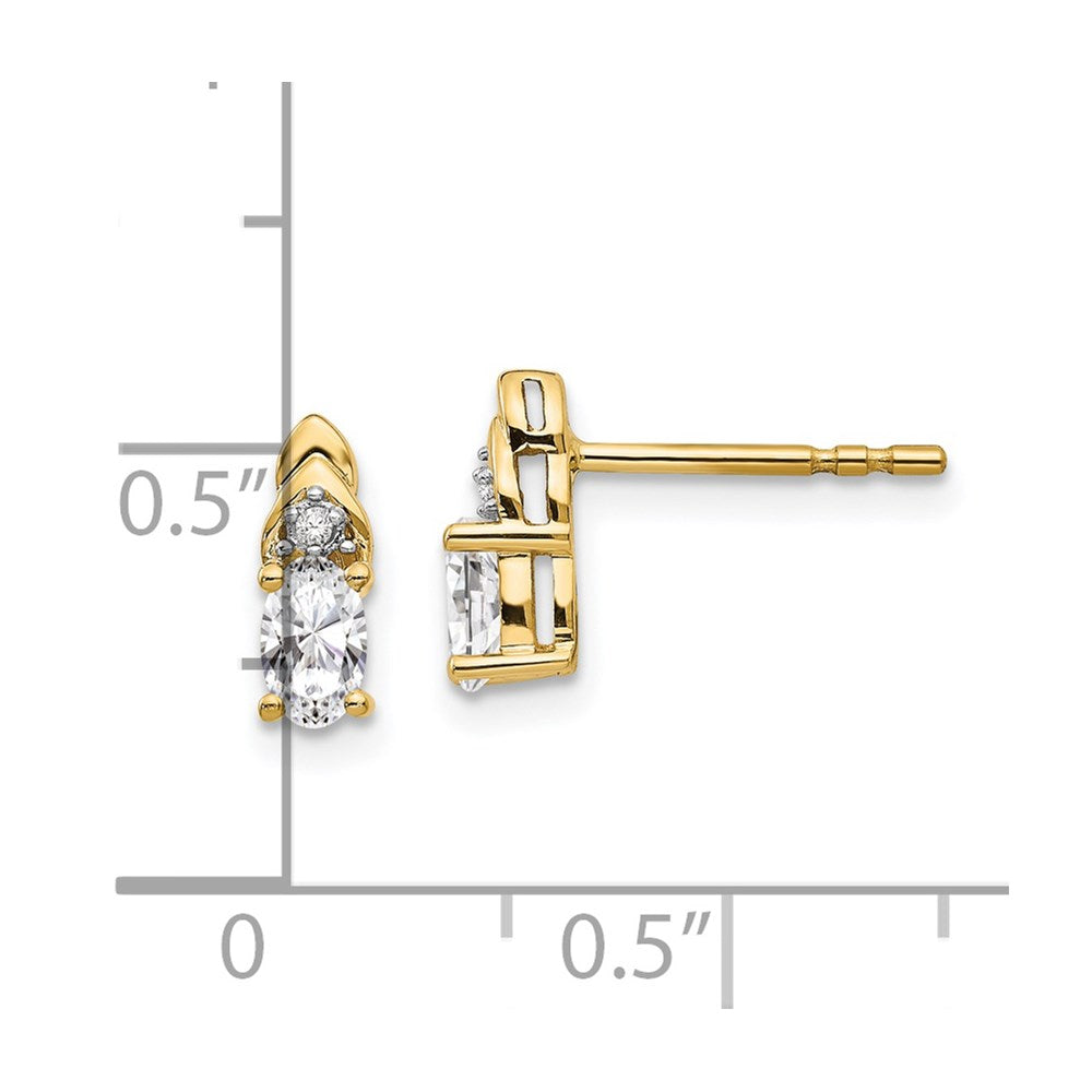 Gemstone and Diamond Earrings