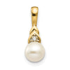 Oval Gemstone & Diamond Pendants