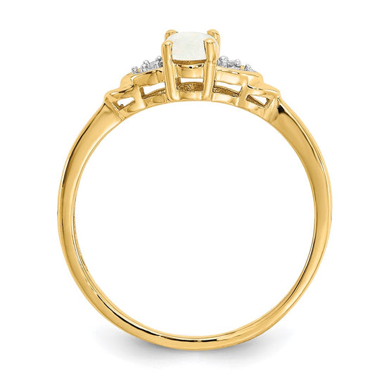 Gemstone and Diamond Ring
