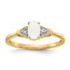 Gemstone and Diamond Ring
