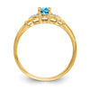Gemstone and Diamond Ring