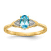 Gemstone and Diamond Ring