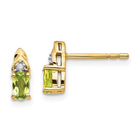 Gemstone and Diamond Earrings