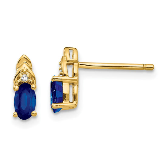 Gemstone and Diamond Earrings