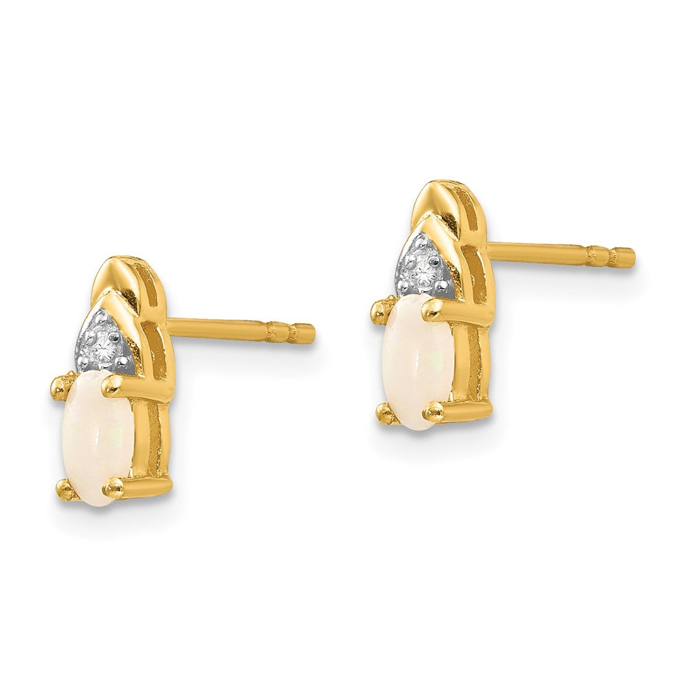 Gemstone and Diamond Earrings