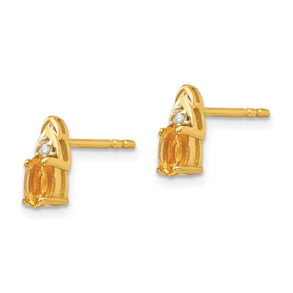 Gemstone and Diamond Earrings