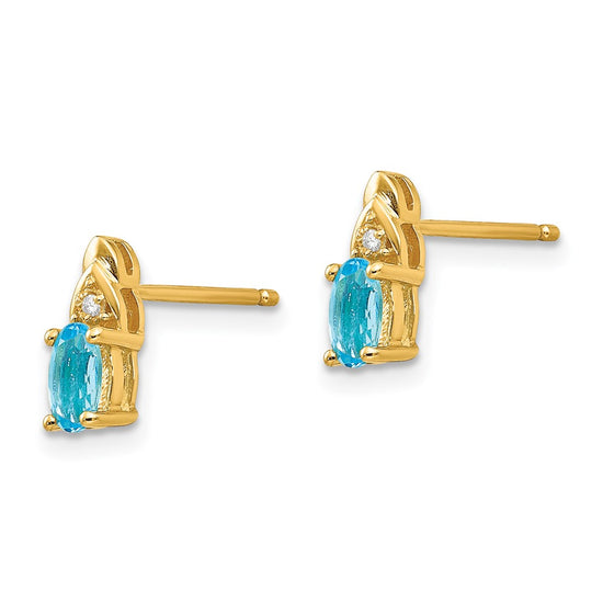 Gemstone and Diamond Earrings