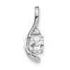 Oval Gemstone & Diamond Pendants