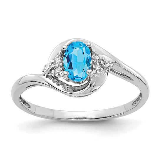 Gemstone and Diamond Ring