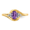 Gemstone and Diamond Ring