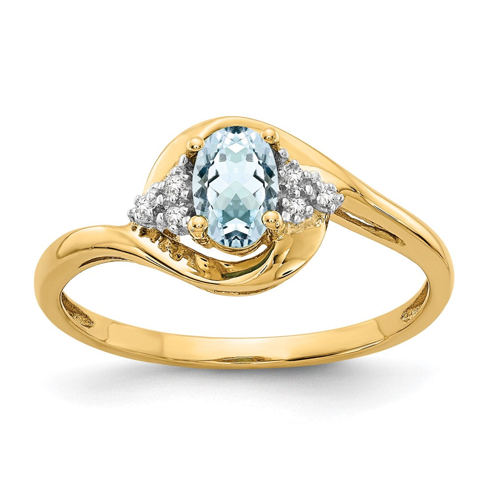 Gemstone and Diamond Ring