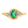 Gemstone and Diamond Ring