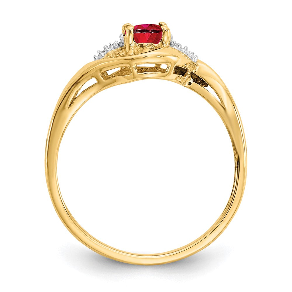 Gemstone and Diamond Ring