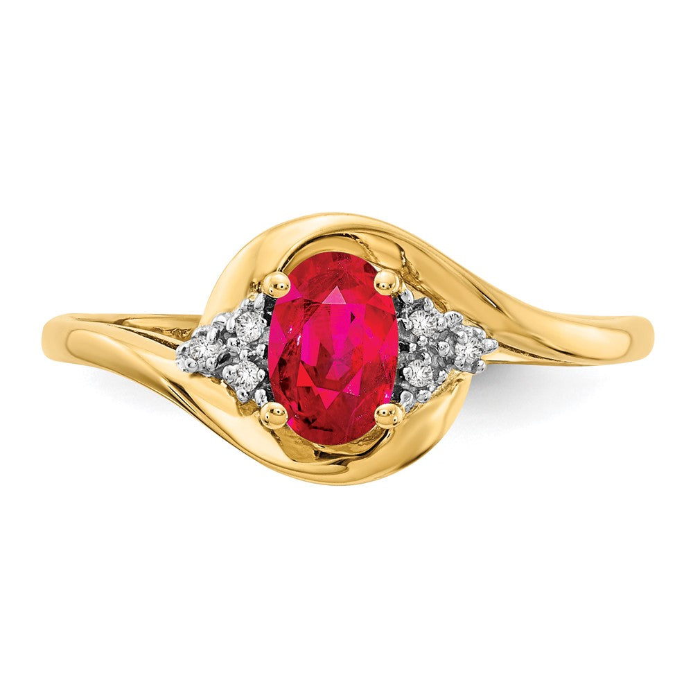 Gemstone and Diamond Ring