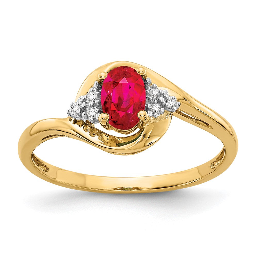 Gemstone and Diamond Ring