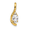 Oval Gemstone & Diamond Pendants