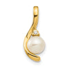 Oval Gemstone & Diamond Pendants