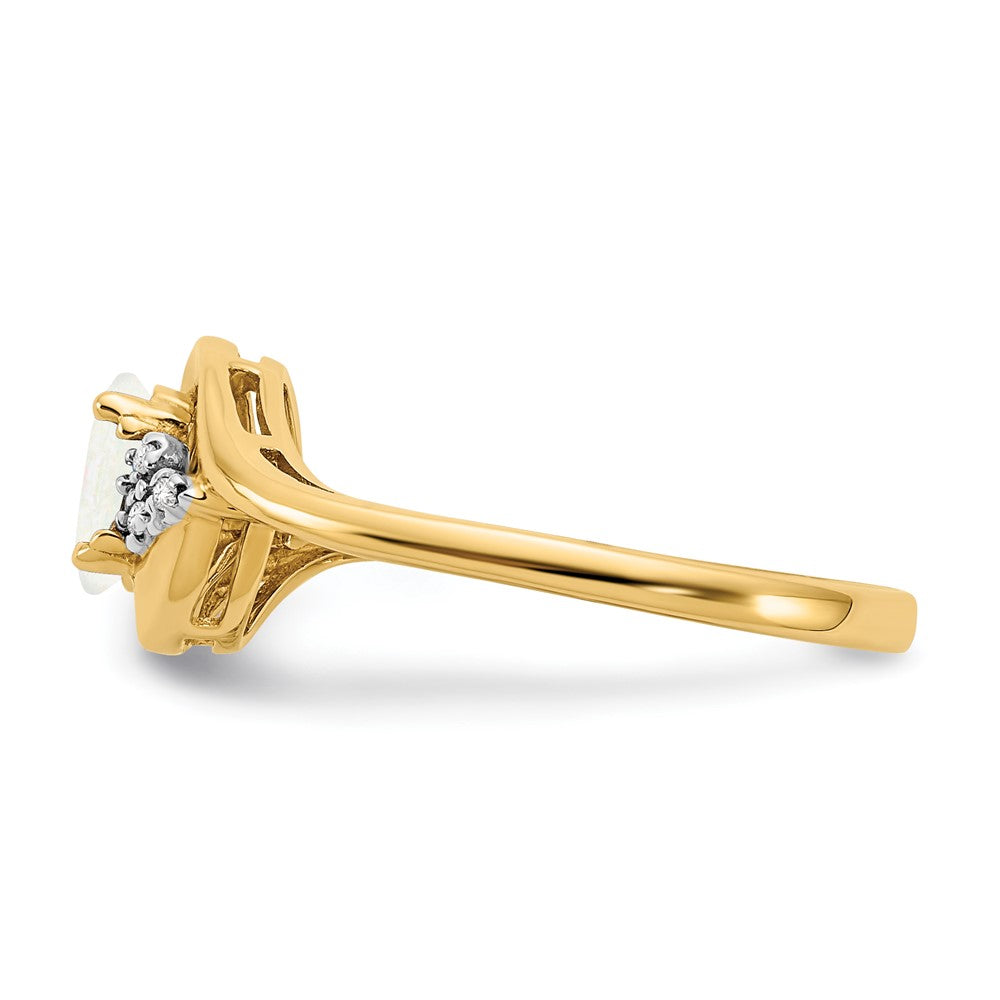 Gemstone and Diamond Ring