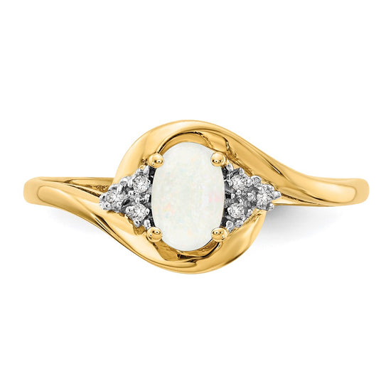 Gemstone and Diamond Ring