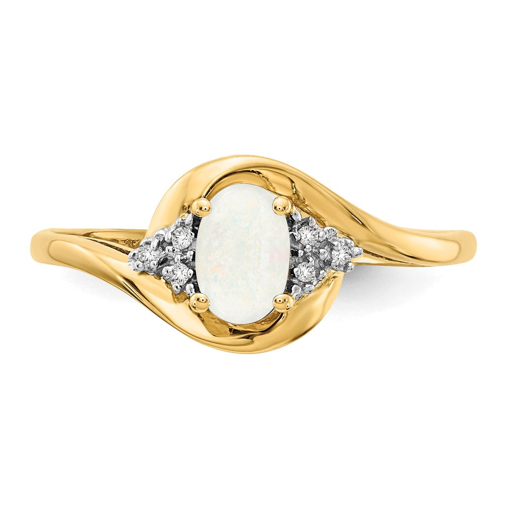 Gemstone and Diamond Ring
