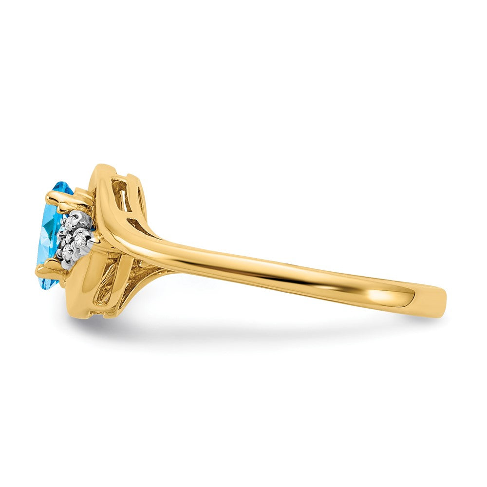 Gemstone and Diamond Ring