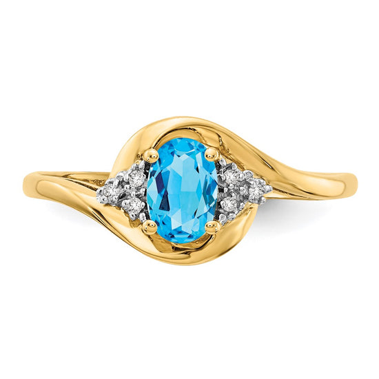 Gemstone and Diamond Ring