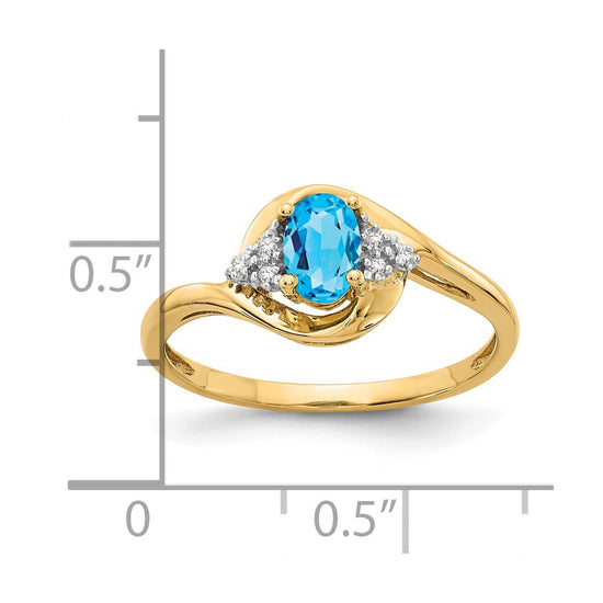 Gemstone and Diamond Ring