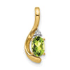 Oval Gemstone & Diamond Pendants