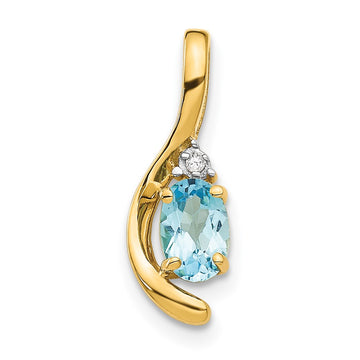 Oval Gemstone & Diamond Pendants
