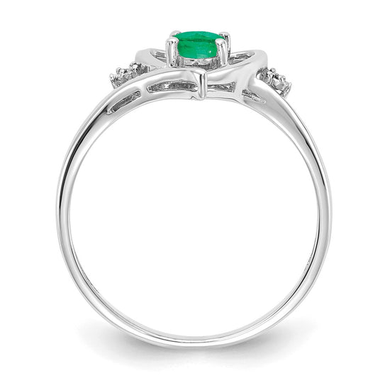 Gemstone and Diamond Heart Ring