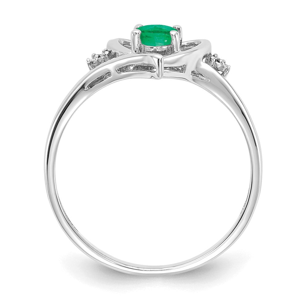 Gemstone and Diamond Heart Ring