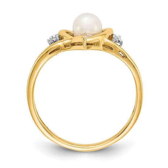 Gemstone and Diamond Heart Ring