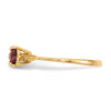 Gemstone Bow Ring
